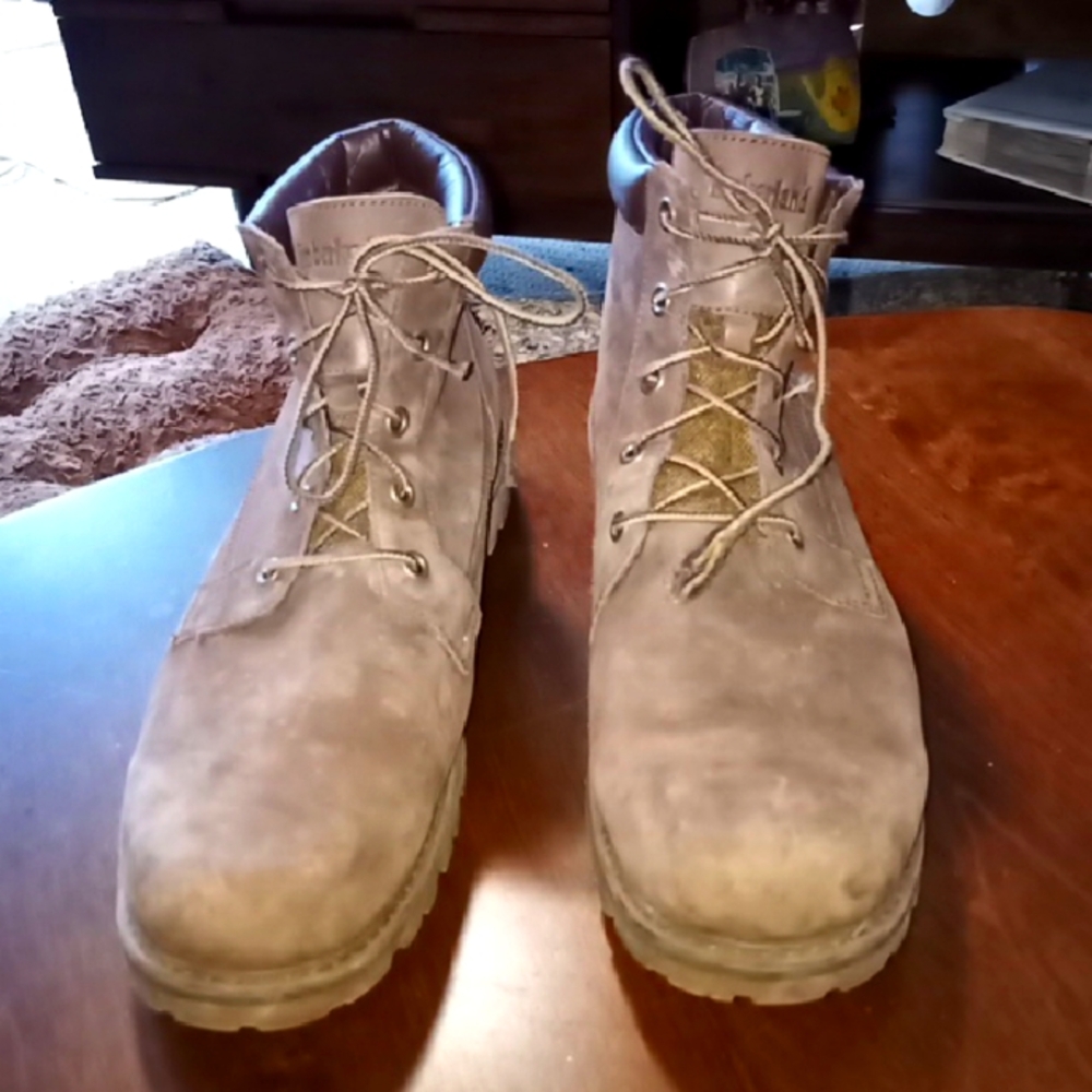 Timberlands Men's Brown Leather Suede Boots Timberlands 13